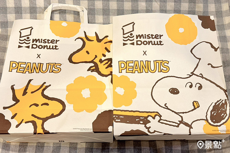 聯名甜甜圈提袋。（圖／景點+ 張盈盈）