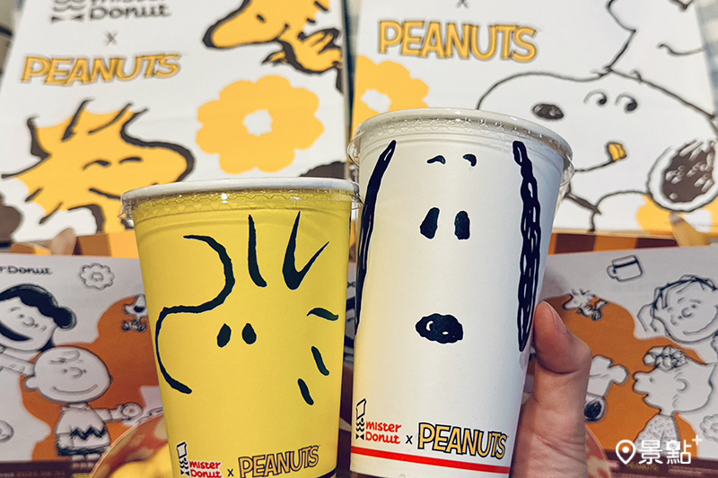 聯名飲料紙杯。（圖／景點+ 張盈盈）