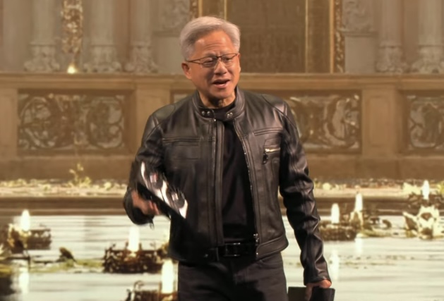 黃仁勳5月19日在台北流行音樂中心演講。