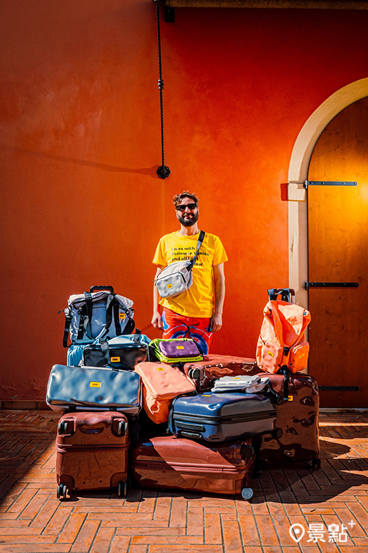 義大利全球首創撞擊設計行李箱品牌CRASH BAGGAGE首次在台開展獨立專賣店。