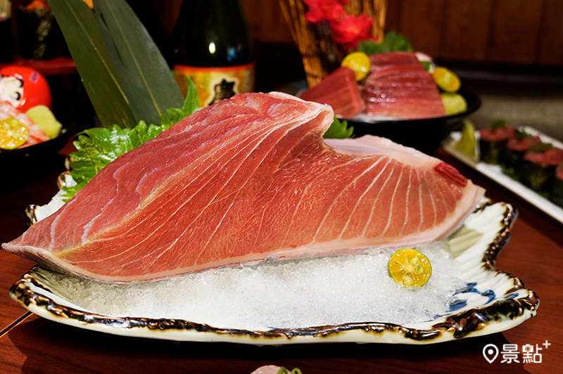 稀珍的黑鮪魚中腹每日限量供應。