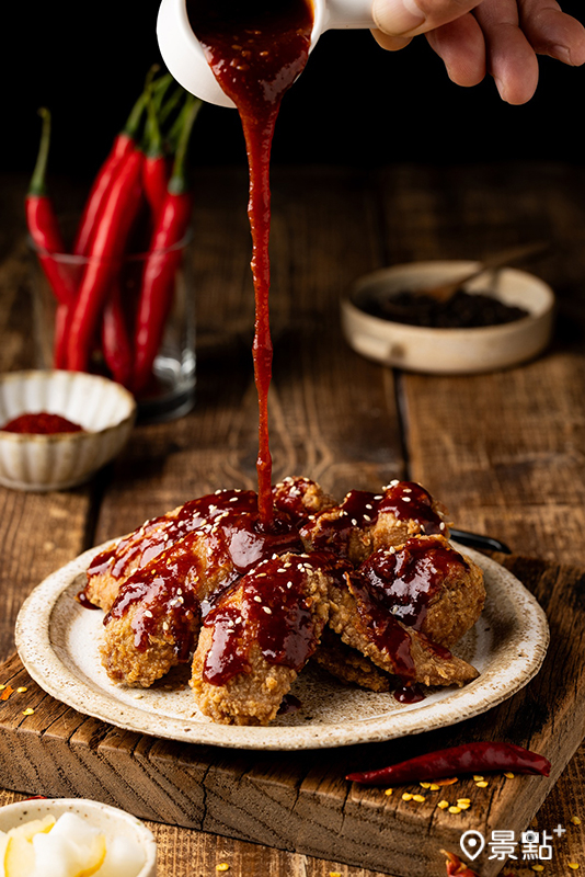 韓式辣味明洞韓式炸雞。（圖／北村豆腐家）