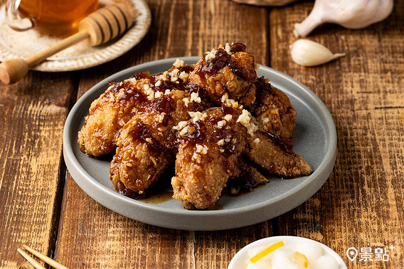 蜂蜜蒜味明洞韓式炸雞。（圖／北村豆腐家）