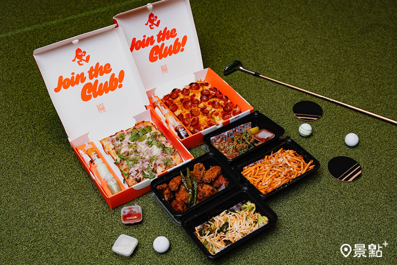 Tee Time開放消費者可自由攜帶餐點入內，亦推薦球友可訂購SPC披薩。