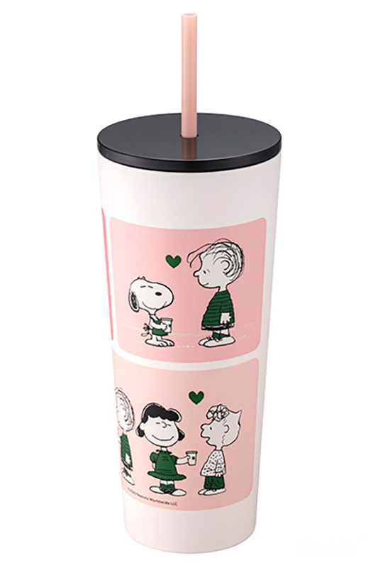 PEANUTS友誼不鏽鋼TOGO冷水杯,售價$1,400。