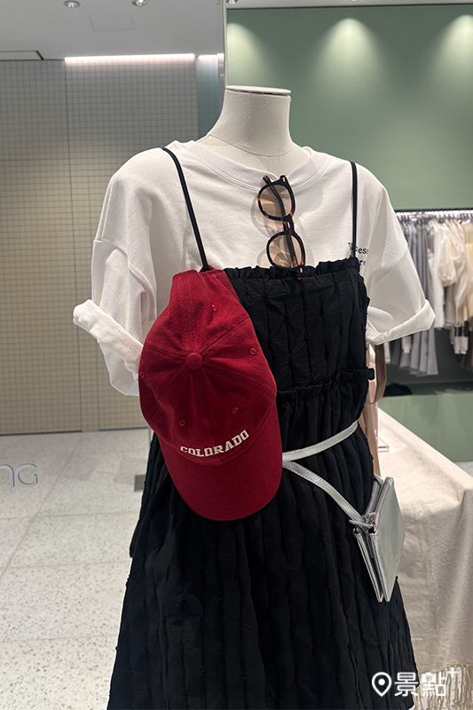 MEIER.Q 買PROJECT.M好好的生活標語T送字母刺繡棒球老帽。