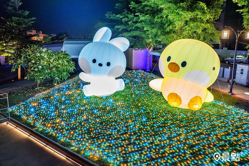 熊大兔兔沙莉萌化亮燈LINE FRIENDS minini！2025鹿港慶端陽小鎮光影藝術節端午連假開始玩