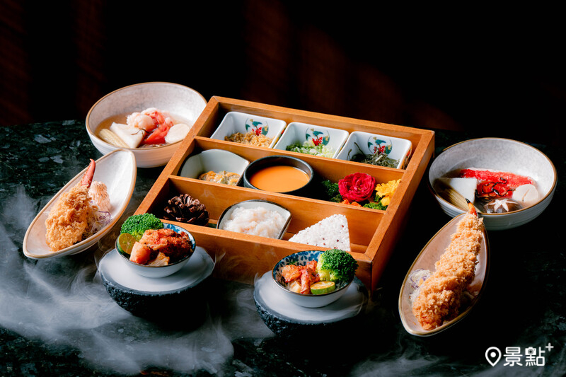 匠極緻鍋物全台首創「龍蝦四食」，結合日式懷石菜序。   