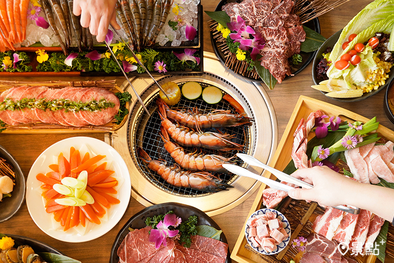 夯下去證件禮天使紅蝦吃到飽。（圖／夯下去）