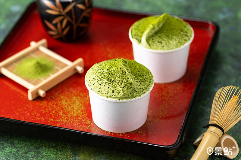 辻利星の翠 八女抹茶冰淇淋。