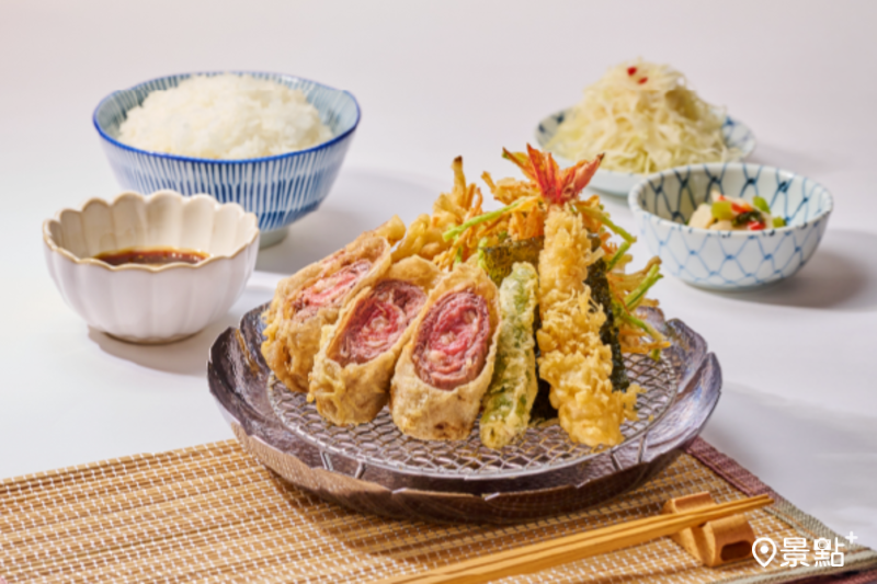 黑松露牛天丼。