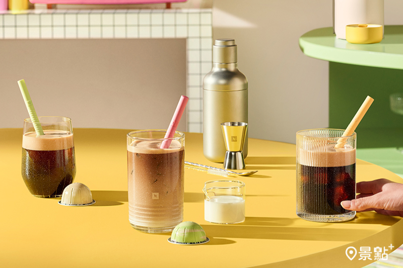 Nespresso夏日推出多款全新風味咖啡、限定開心果綠色咖啡機。