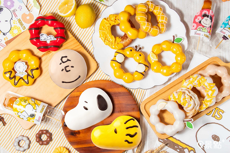 Mister Donut聯名第2彈!史努比與糊塗塌客造型甜甜圈與優惠必追!(圖/Mister Donut,以下同)