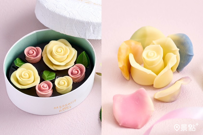 日本超人氣夢幻玫瑰巧克力Message de Rose 6月起登台快閃。(圖/德際精品,以下同)