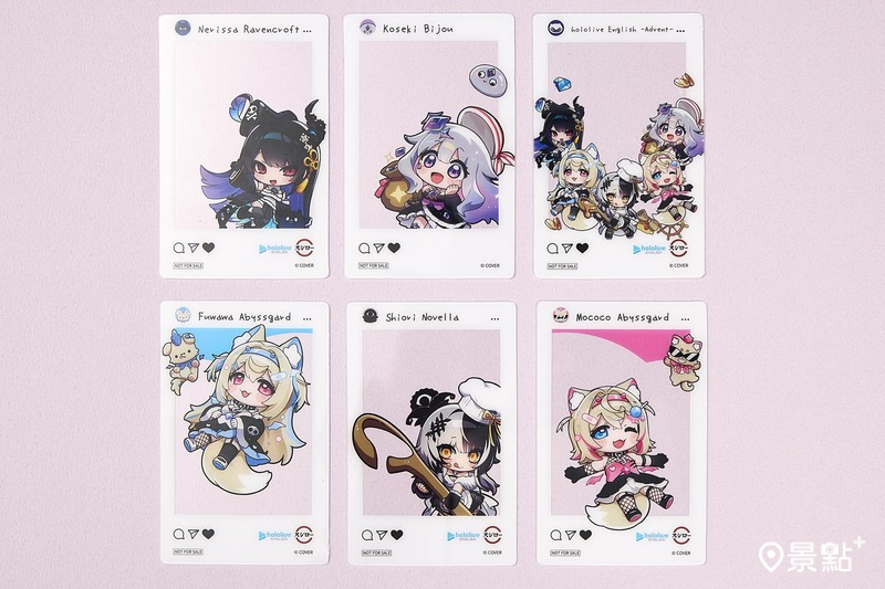 7月28日起消費滿700元並按讚官方粉絲專頁，即可獲得「hololive English -Advent- 盲袋透卡」1個。