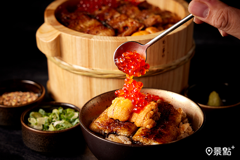 豪華鰻重五吃。