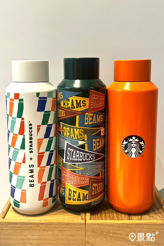 BEAMS聯名款不鏽鋼水壺。（圖／景點+張盈盈）