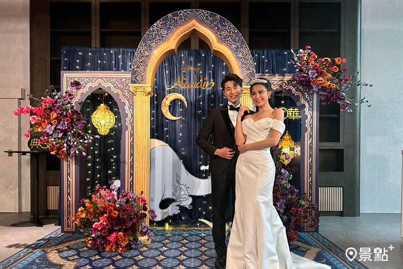 《阿拉丁》派對包套主題場景。