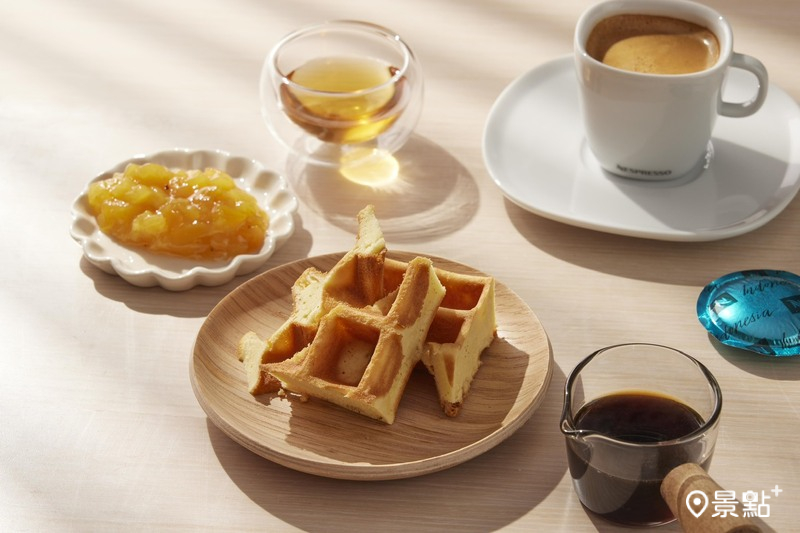 焦香咖啡鬆餅。