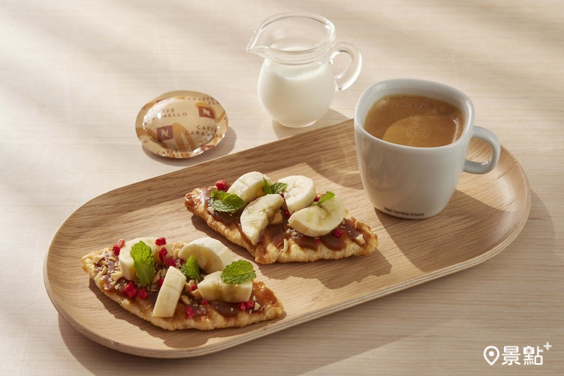 城市咖啡奶霜可頌。