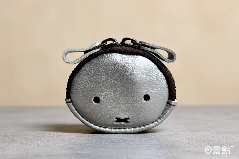 Japlish｜Pinkoi x Miffy皮革零錢包。