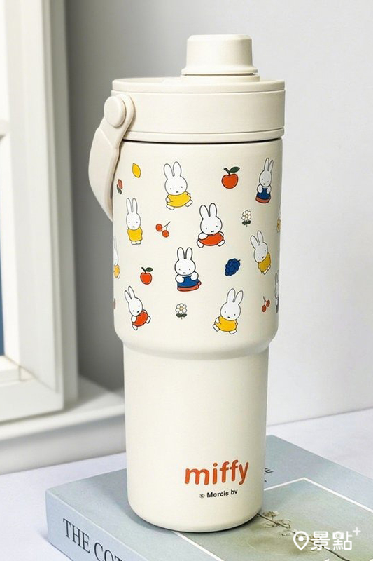 Faranci｜Pinkoi x Miffy 陶瓷大容量保溫瓶。
