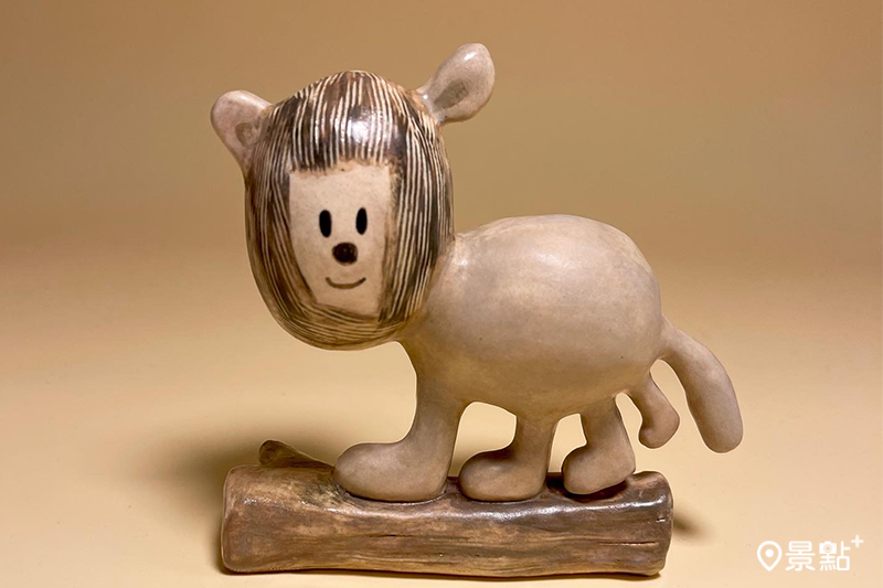 現場展出多款將孩子的塗鴉創作轉化為陶器的作品。