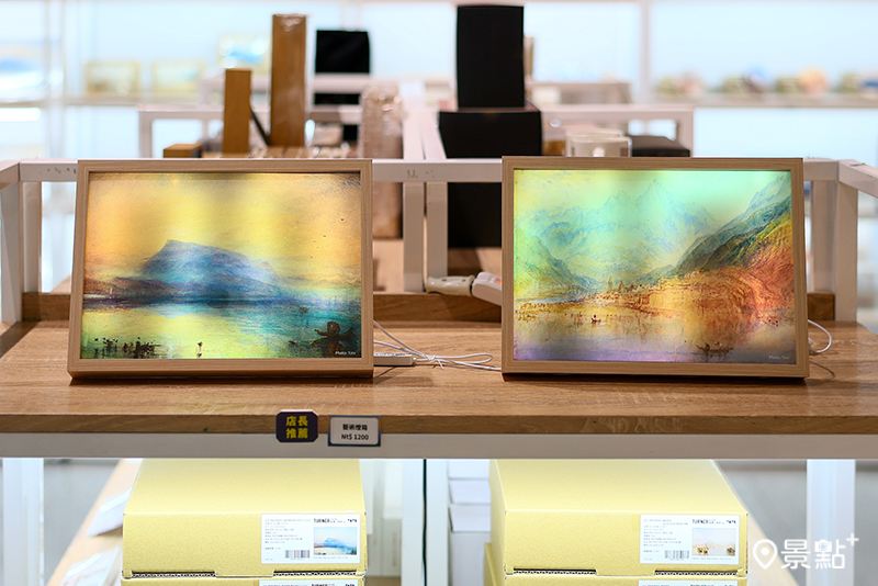 「威廉．透納特展」以獨家畫作打造精緻周邊商品於展覽商店限量販售。