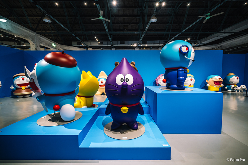 近百座哆啦A夢立體雕塑更將散佈在展場各個角落。