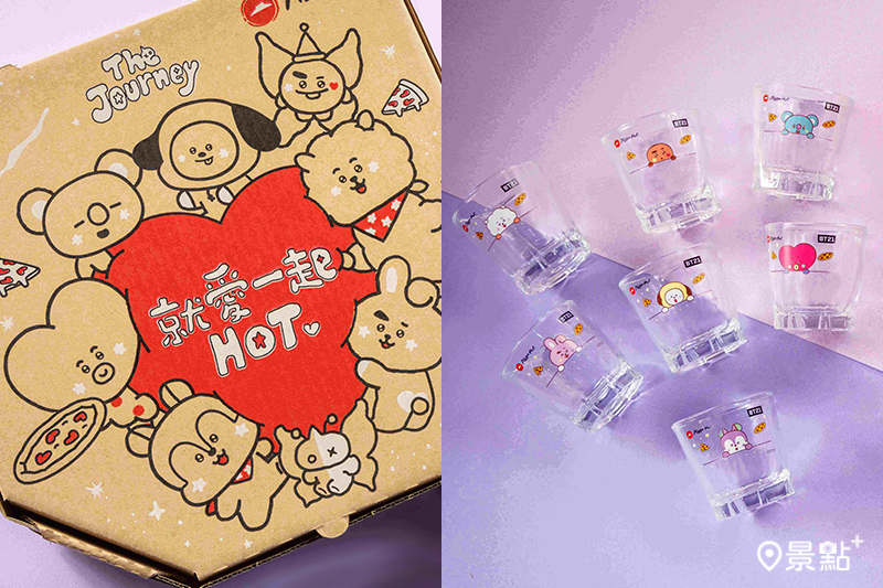 必勝客 X BT21 7款星空杯比薩盒必追！Pizza Hut夏威夷啤薩啤酒同步登場