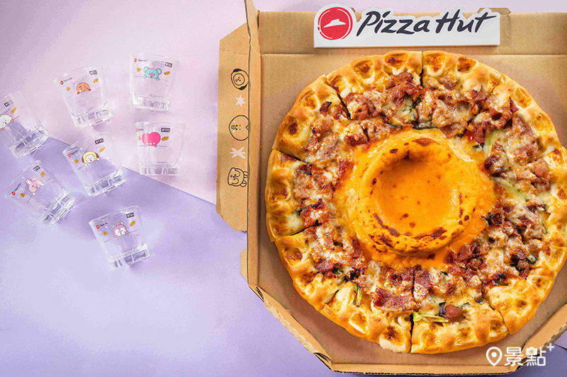 7月21日前購買必勝客「韓風醬烤雪花牛大比薩」，就能加購獨家珍藏的「BT21星空一口杯」。