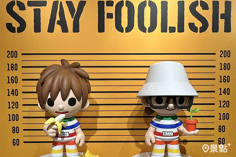 STAYREAL PARK 台北站 主題展區 憨人公仔。