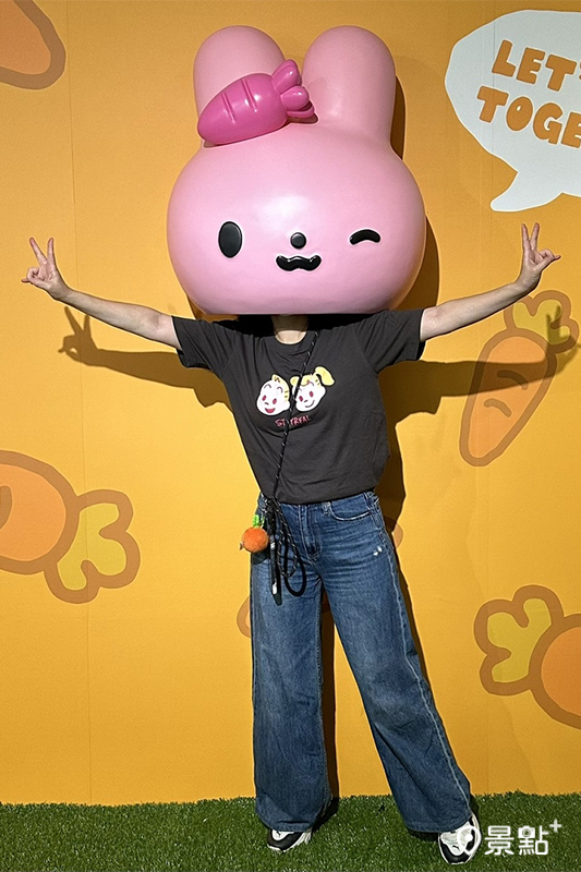 STAYREAL PARK 台北站 主題展區_ 兔兔變身牆。