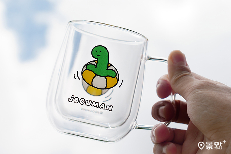 JOGUMAN雙層玻璃杯。