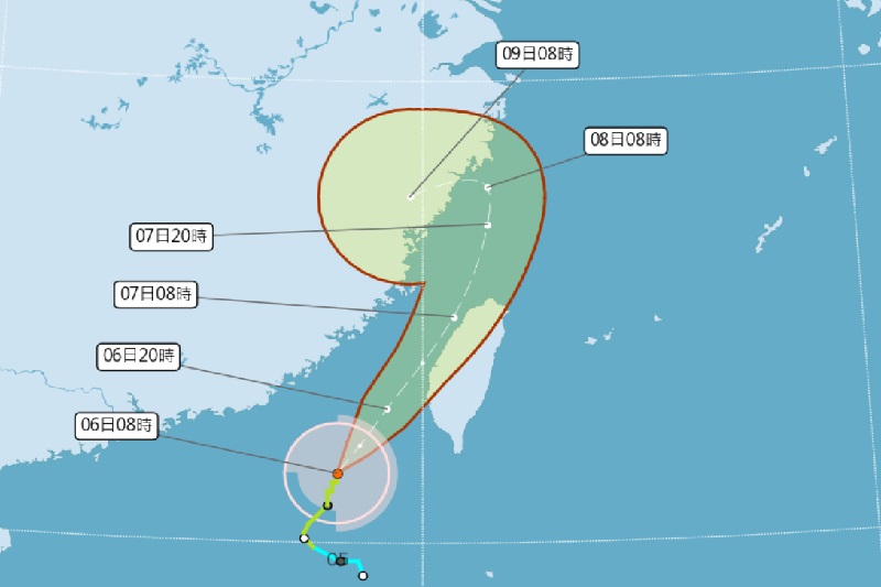 圖 / 中央氣象署