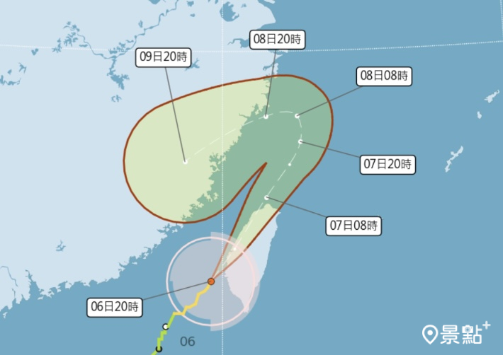 圖 / 中央氣象署