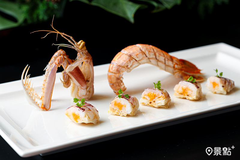 凍瀨尿蝦不但造型滿分，滋味更是一絕。