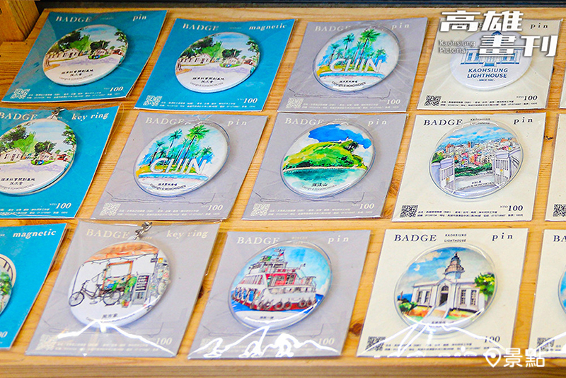 罔市家不只有好吃的蔥油餅，還能帶走蘊藏旗津生活的文創商品。