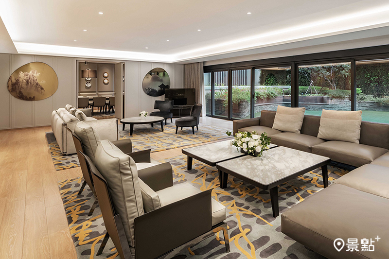 台北萬豪酒店總統套房。