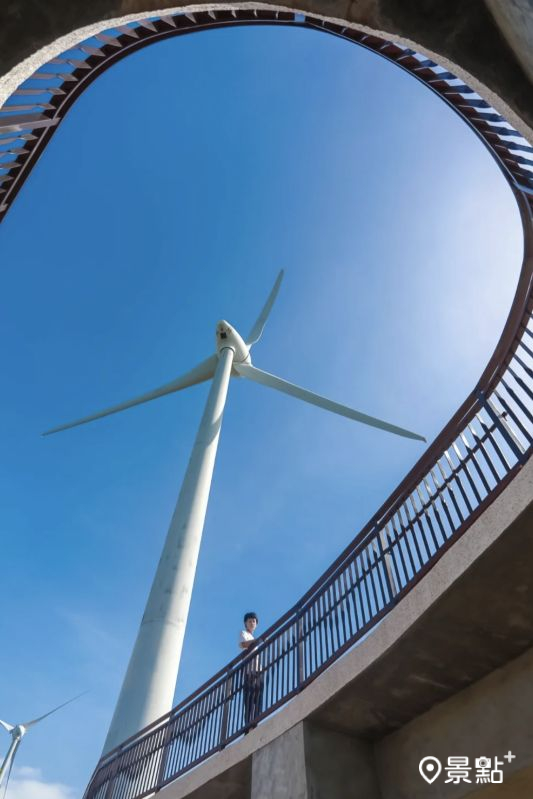 「後龍好望角風景區」幾何構圖風車美景。（圖／aday0530，以下同）