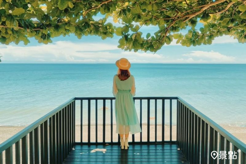 「枋野秘境-海景咖啡」場景充滿度假感氛圍，吸引人前往取景。（圖／summer6639）