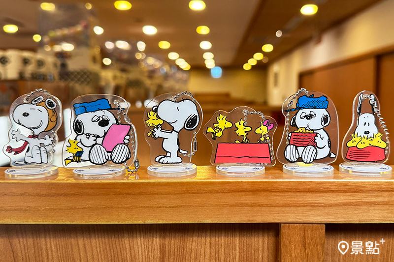 6款史努比壓克力立牌鑰匙圈同步登場！