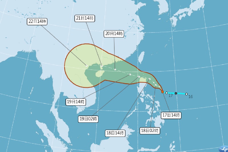 第6號颱風帕薇最快17日晚生成！未來一週至少兩颱風留意熱帶低氣壓影響