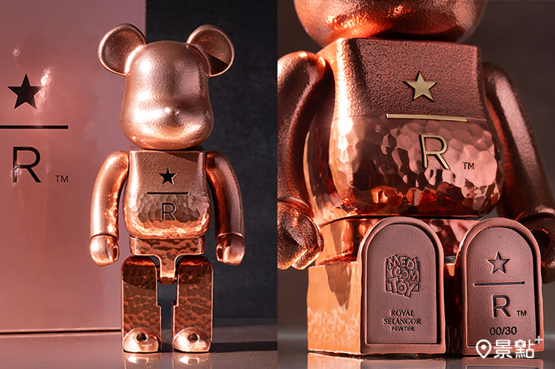 錫製BE＠RBRICK奢華登場，7月18日限量預購！（圖／星巴克，以下同）