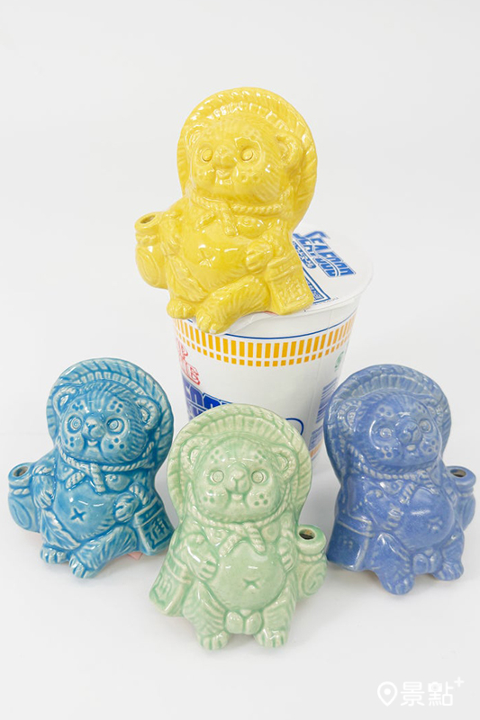 迷你坐坐狸貓擺飾「Tanutanu」。