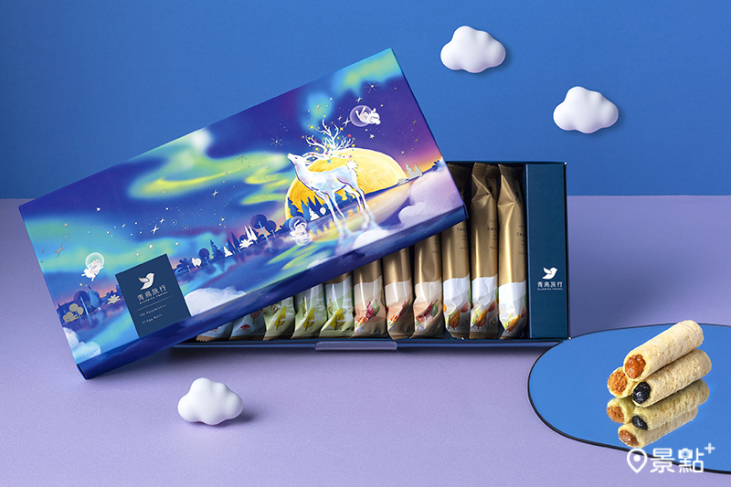 極光秘語－經典蛋捲禮盒12入 $480。