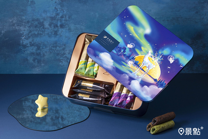 極光秘語－綜合蛋捲禮盒24入 $1,080。