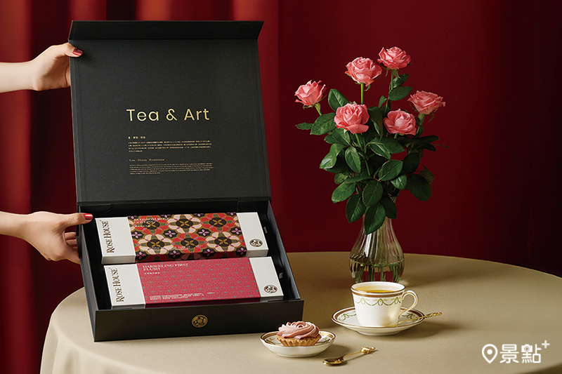 古典玫瑰園打破傳統，推出中秋茶組禮盒。（圖／古典玫瑰園，以下同）