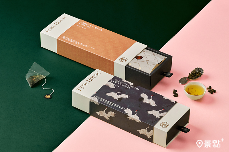 松嶺茶王、千櫻玄米煎茶。