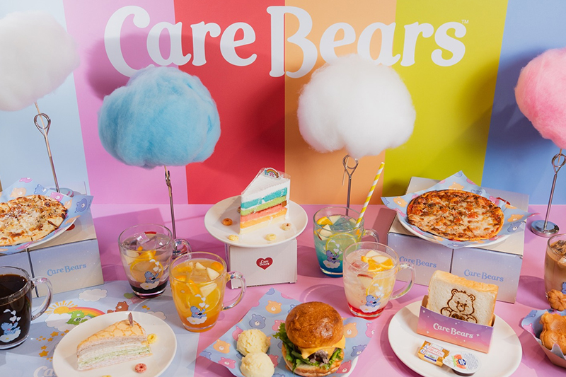 彩虹熊限定角色餐點。